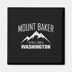 Mount Ker Kulshan Washington Climbing Summit Club Magnet