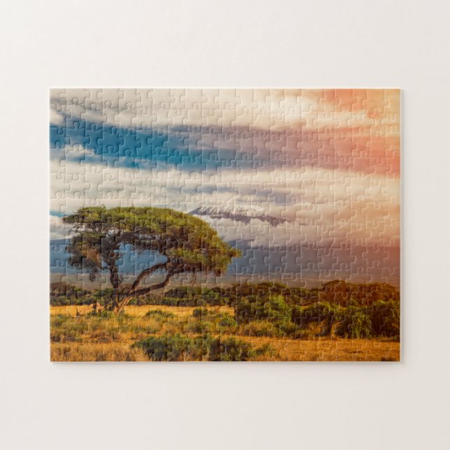 Mount Kilimanjaro | Amboseli, Kenia Puzzle (Horizontal)