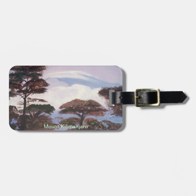 Mount Kilimanjaro - Gepäckanhänger (Vorderseite horizontal)