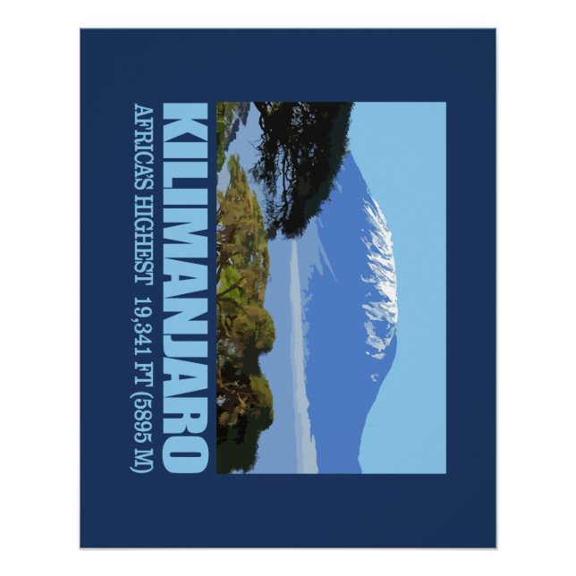 Mount Kilimanjaro Poster (Vorderseite)