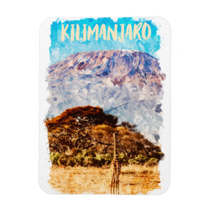 Mount Kilimanjaro Tansania Afrika Reisen Magnet