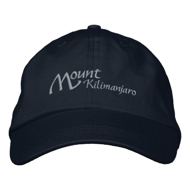 Mount Kilimanjaro Tansania bestickter Hut (Vorderseite)