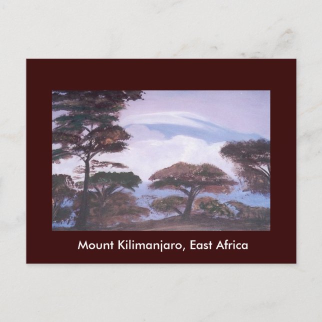 Mount Kilimanjaro, Tansania Postcard Postkarte (Vorderseite)
