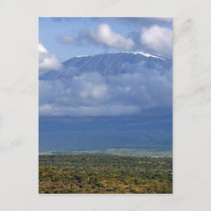 Mount Kilimanjaro Tansania Sehenswürdigkeit Landsc Postkarte