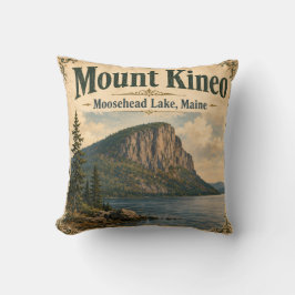 Mount Kineo Moosehead Lake Maine North Woods Wurfd Kissen