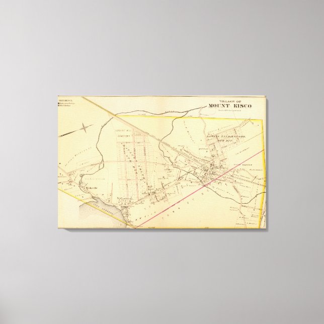 Mount Kisco, New York Leinwanddruck (Vorderseite)