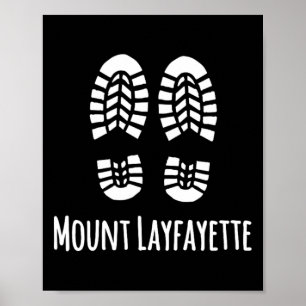 Mount Lafayette New Hampshire Wanderer Rustikal Wa Poster