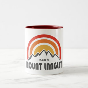 Mount Langley California Zweifarbige Tasse