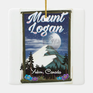 Mount Logan, Yukon, Kanada Keramikornament