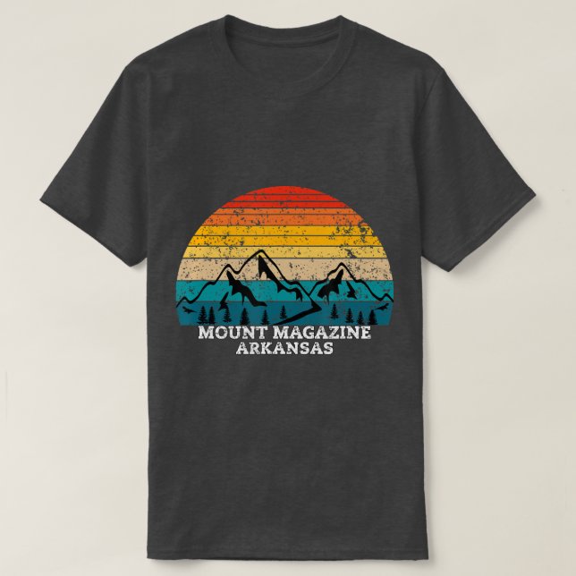 Mount Magazine Arkansas Geschenk T-Shirt (Design vorne)