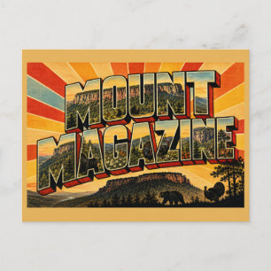 Mount Magazine Arkansas Höchster Gipfel Felsenkuns Postkarte