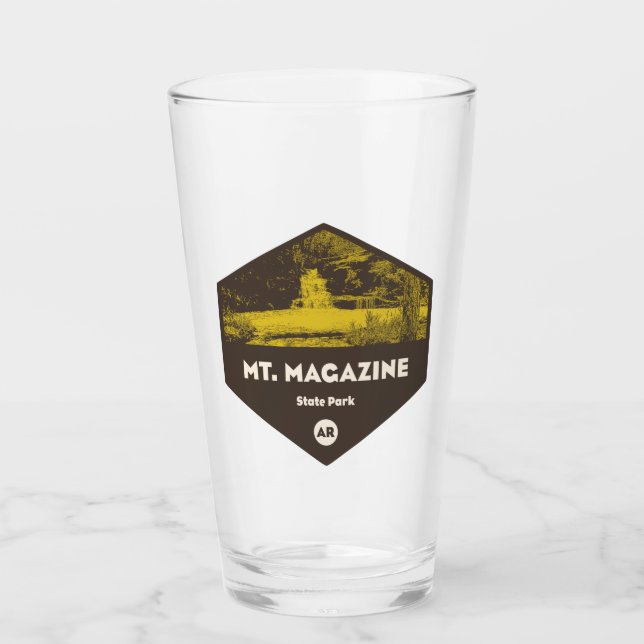 Mount Magazine Staat Park Arkansas Glas (Vorderseite)