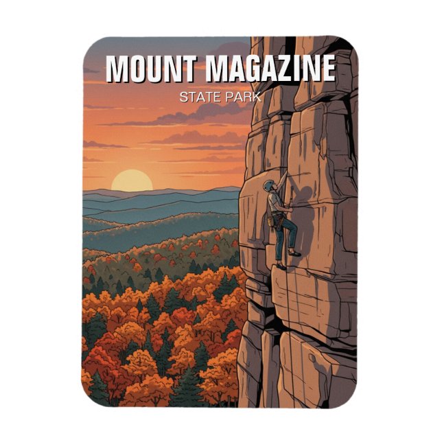 Mount Magazine State Park Arkansas Reise Magnet (Vertikal)