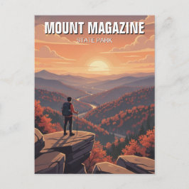Mount Magazine State Park Arkansas Reise Postkarte