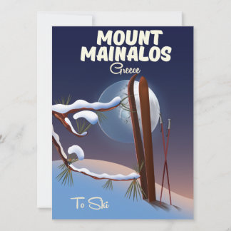 Mount Mainalos griechischer Skispass.