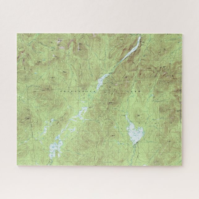 Mount Marcy Topographische Karte - Adirondack Park Puzzle (Horizontal)