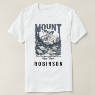 Mount Marcy-Van Hoevenberg Trail-New York Custom T-Shirt