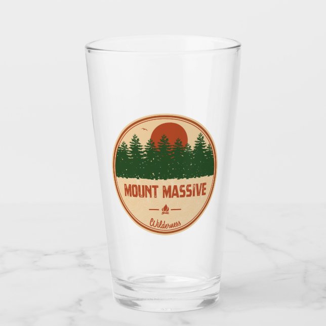 Mount Massive Wilderness Colorado Glas (Vorderseite)