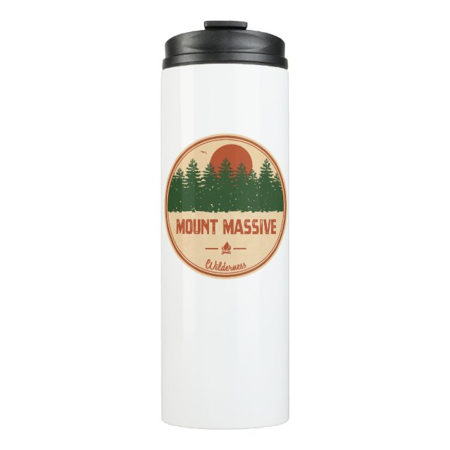 Mount Massive Wilderness Colorado Thermosbecher (Vorderseite)