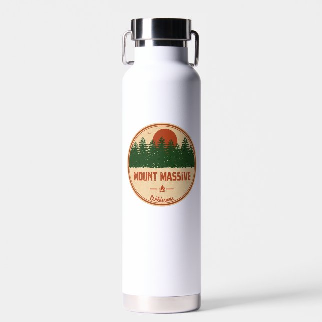 Mount Massive Wilderness Colorado Trinkflasche (Vorne)