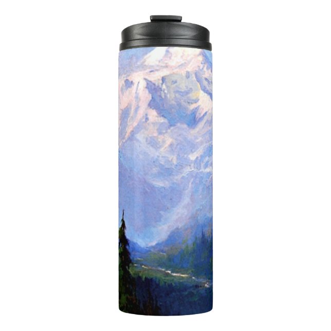 Mount McKinley, Alaska, Kunstmalerei Thermosbecher (Vorderseite)
