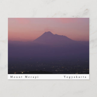 Mount Merapi Postkarte