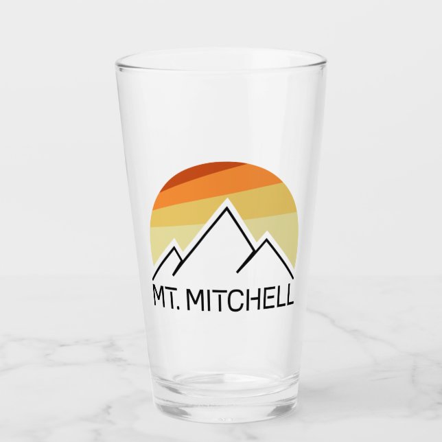 Mount Mitchell Retro Glas (Vorderseite)