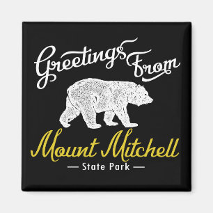 Mount Mitchell Staat Park Bear Magnet