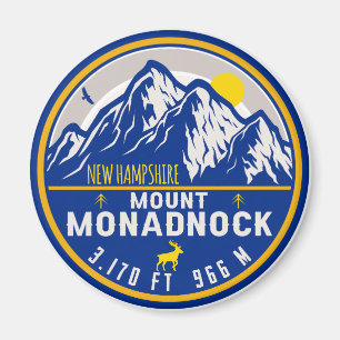 Mount Monadnock New Hampshire Vintage-Souvenirs Magnet