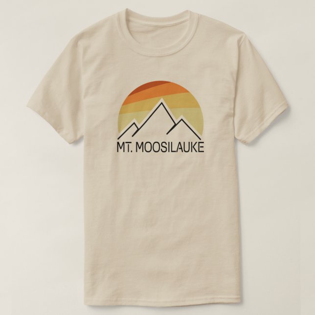 Mount Moosilauke New Hampshire Retro T-Shirt (Design vorne)