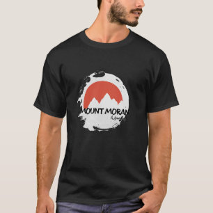 Mount Moran Mountains Wyoming Wandern im Freien Re T-Shirt