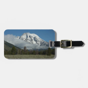 Mount Moran und Wolken im Grand Teton Gepäckanhänger
