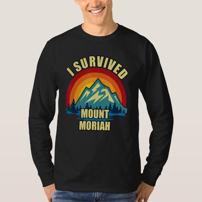 Mount Moriah Hiking Mountian Climbing T-Shirt (Vorderseite)