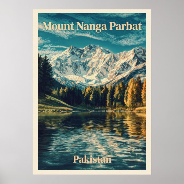 Mount Nanga Parbat V03 Poster (Vorne)