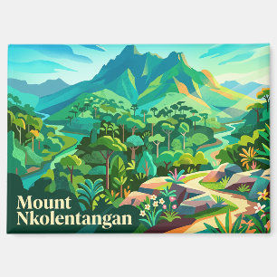 Mount Nkolentangan Äquatorialguinea Magnet