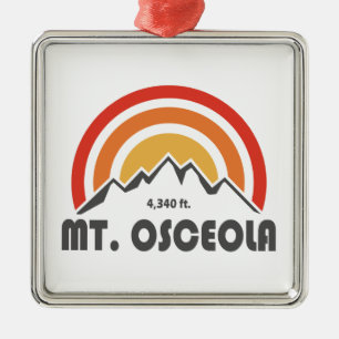Mount Osceola New Hampshire Ornament Aus Metall