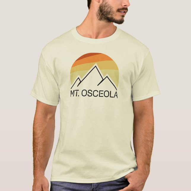Mount Osceola New Hampshire Retro T-Shirt (Vorderseite)