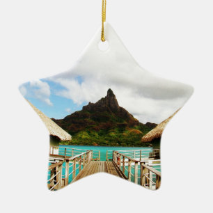 Mount Otemanu Keramik Ornament