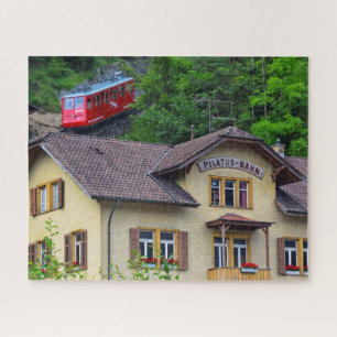 Mount Pilatus Bahn - Cog Railway - 16x20 - 520 pc Puzzle
