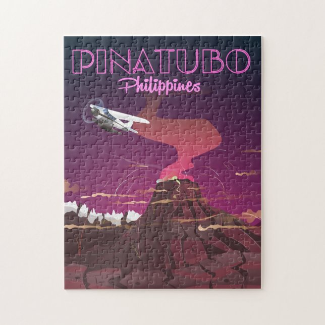 Mount Pinatubo, Philippinen Puzzle (Vertikal)