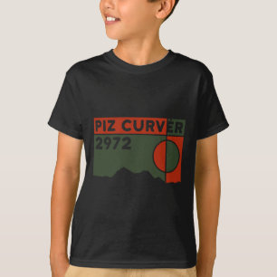 Mount Piz Curvér Mountainbike-Wanderung Schweizer T-Shirt