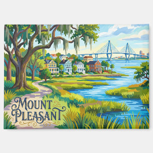 Mount Pleasant USA Magnet