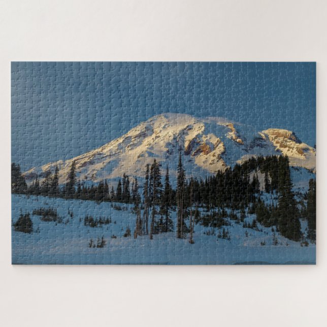 Mount Rainer Abend Puzzle (Horizontal)
