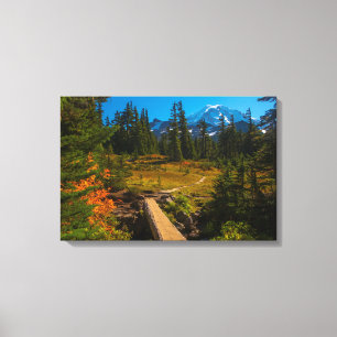 Mount Rainer, Spray Park Herbst Leinwanddruck