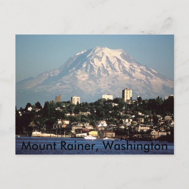 Mount Rainer, Washington Postcard Postkarte (Vorderseite)