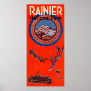 Mount Rainier Advertising Poster 2