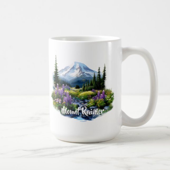 Mount Rainier Coffee Tasse (Rechts)