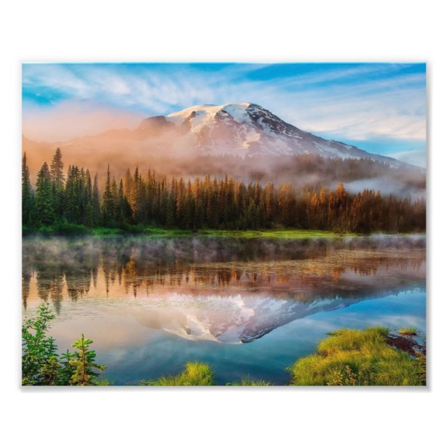 Mount Rainier Foto Print (Vorne)