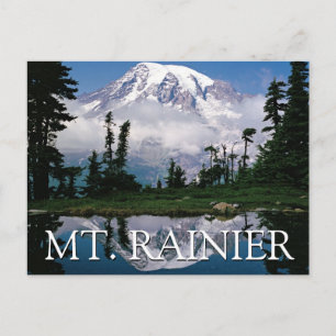 Mount Rainier Happy Birthday Postkarte