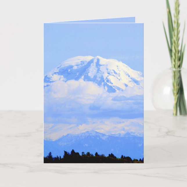 Mount Rainier Karte (Vorderseite)